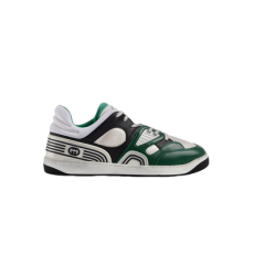 구찌 배스킷 블랙/그린 스니커즈