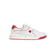 발렌티노 원스터드 로우탑 레드 스니커즈