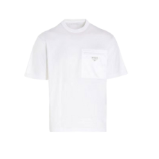 프라다 나일론 포켓 코튼 티셔츠