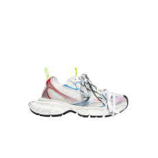 발렌시아가 폴리우레탄 스니커즈 화이트, 레드, 블루 메쉬