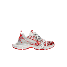 발렌시아가 폴리우레탄 스니커즈 화이트 & 레드 메쉬