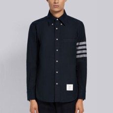 톰브라운 솔리드 플란넬 셔팅 스트레이트 핏 셔츠