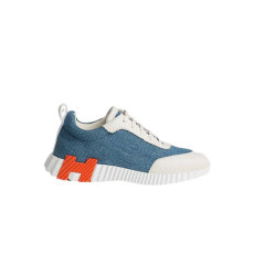 에르메스 바운싱 데님 스니커즈 고트스킨 오렌지