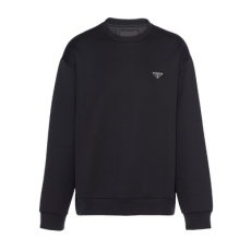 프라다 테크니컬 코튼 스웻 티셔츠